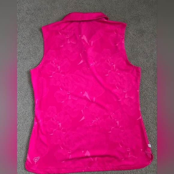⭐️Puma Pink Floral Polo Shirt - Picture 2 of 7